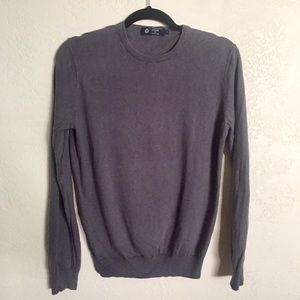 J. Crew Cotton/Cashmere Gray Sweater
